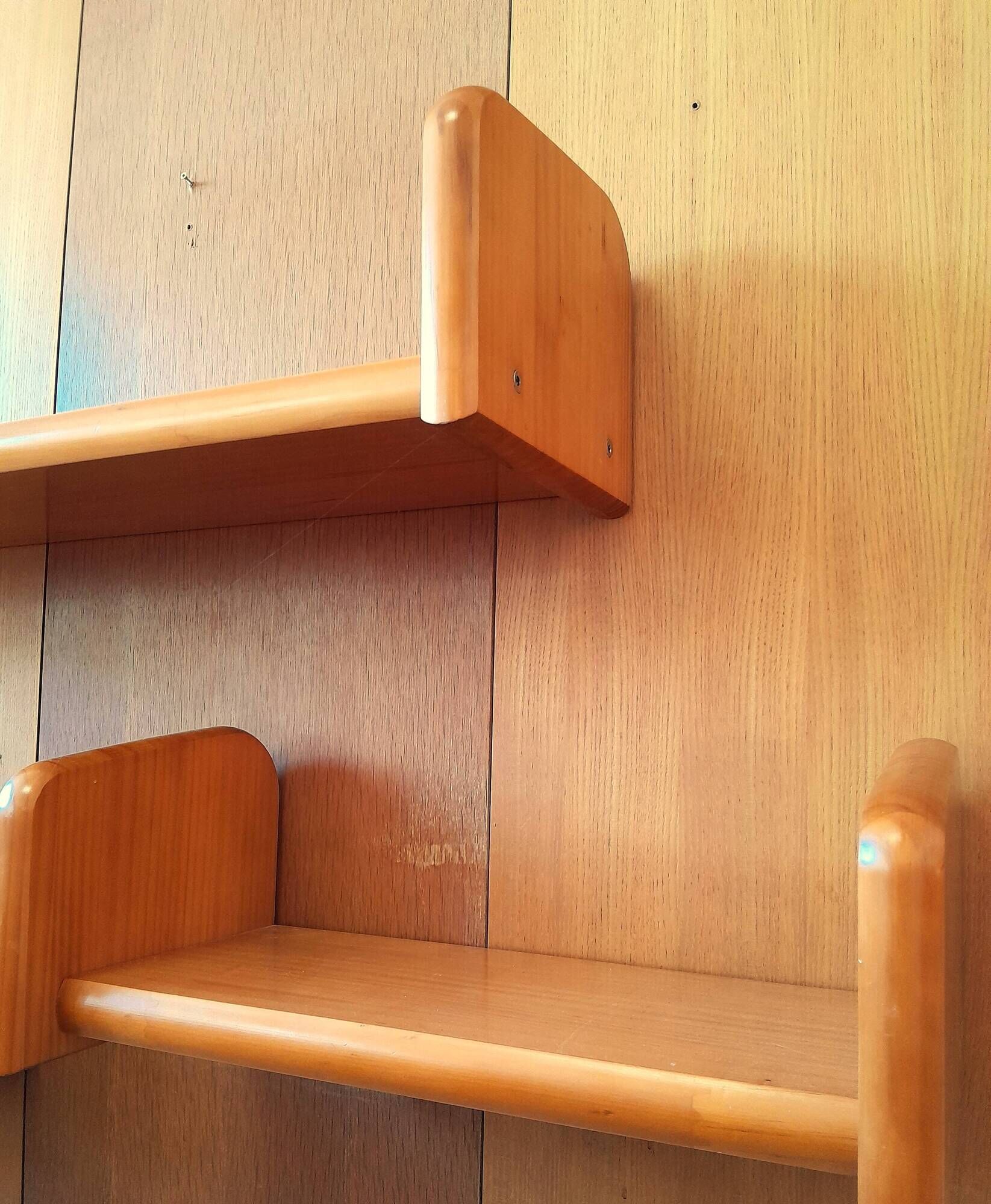 Wall shelves "pine" 1980s