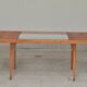 Table basse en bois, métal et verre par Jitona 1960