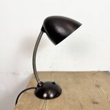 Vintage Brown Bakelite Gooseneck Table Lamp, 1950s