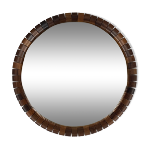Miroir danois en teck et palissandre