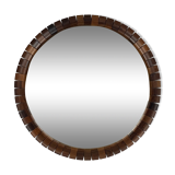 Mid-Century Danish Teak & Rosewood Mirror, 1960s