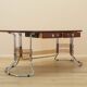 Mahogany desk, Italian design, 1980s, made in Italy
