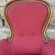 Pair of Louis Philippe style armchairs, vintage, 1960s