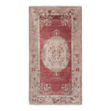 Vintage Turkish Oushak Handwoven Rug 113x207 cm