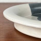 Vintage Danish pottery bowl by Aage Würtz, 1970s.