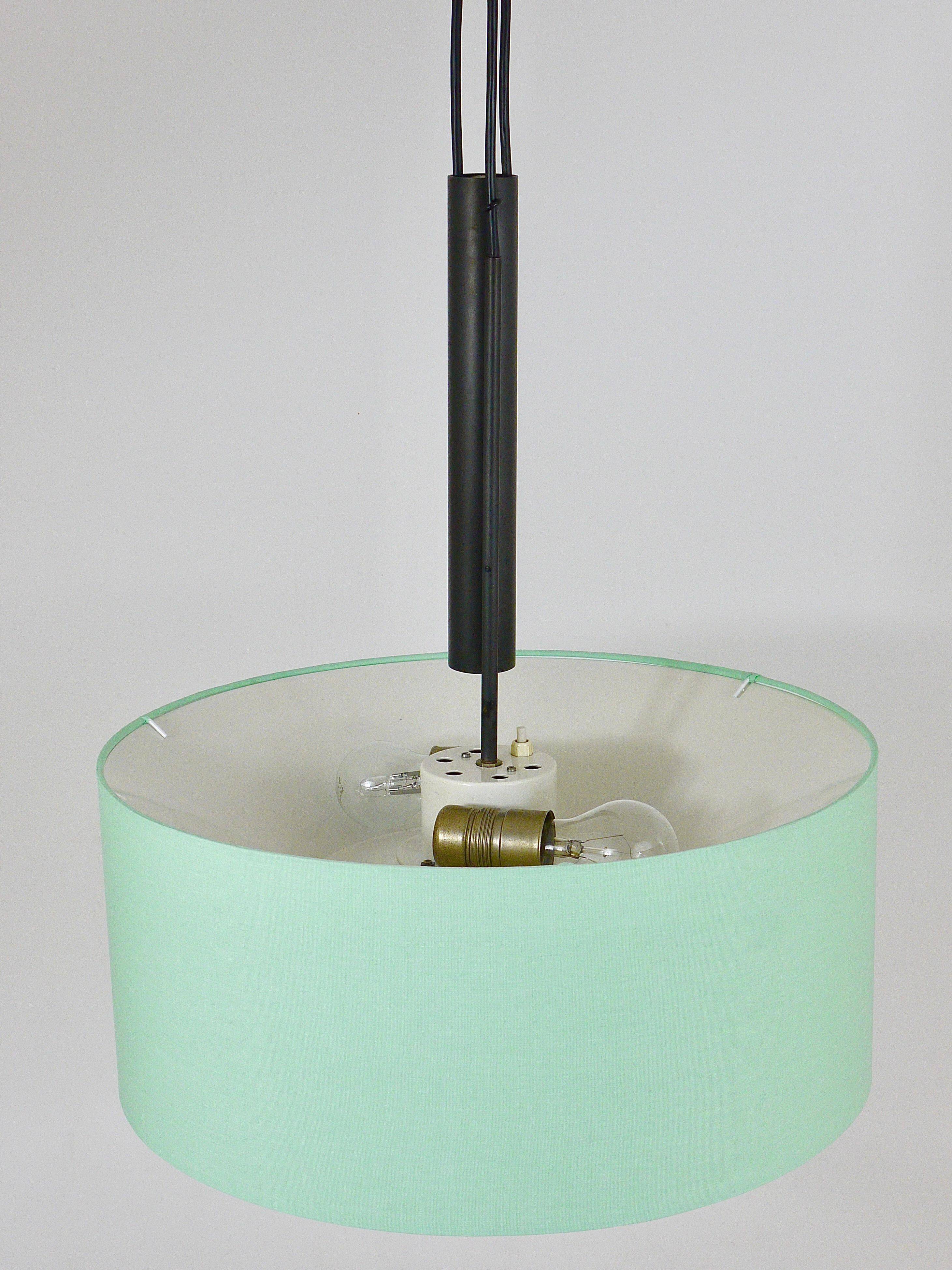J.T. Kalmar Lampe Suspendue à Contrepoids réglable Milieu du Siècle, Autriche, Années 1950