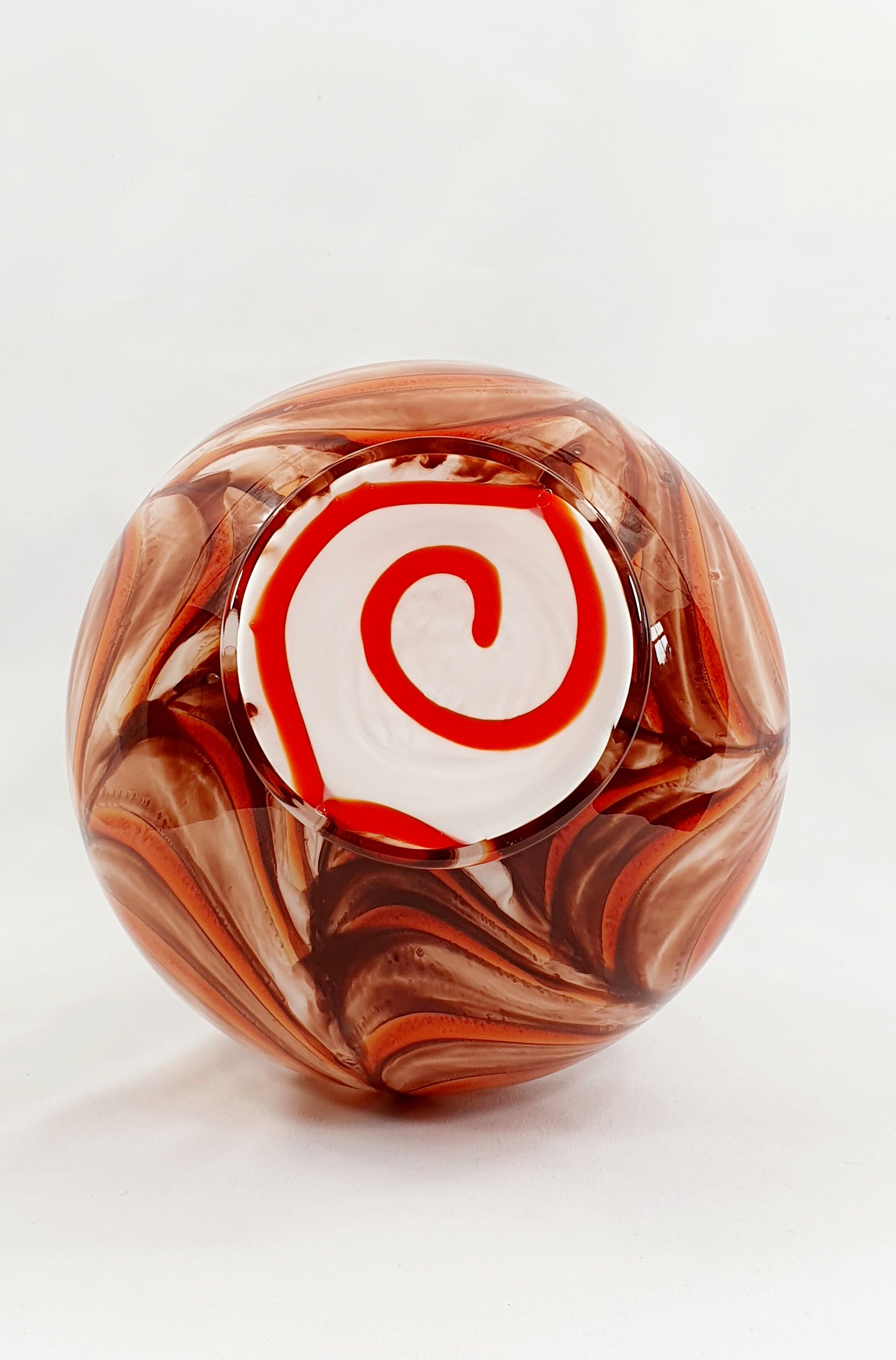 Opaline vase Stelvia Florence vintage 70