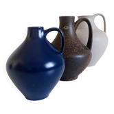 Ensemble de trois vases minimalistes du milieu du siècle par Fritz Van Daalen, Allemagne