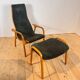 Lamino armchair in green by Yngve Ekström for Swedese, 1960