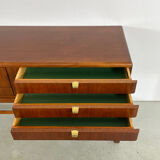 Danish console with drawers in mahogany 1940s
