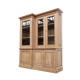 Raw Oak Display Bookcase, France, 1950