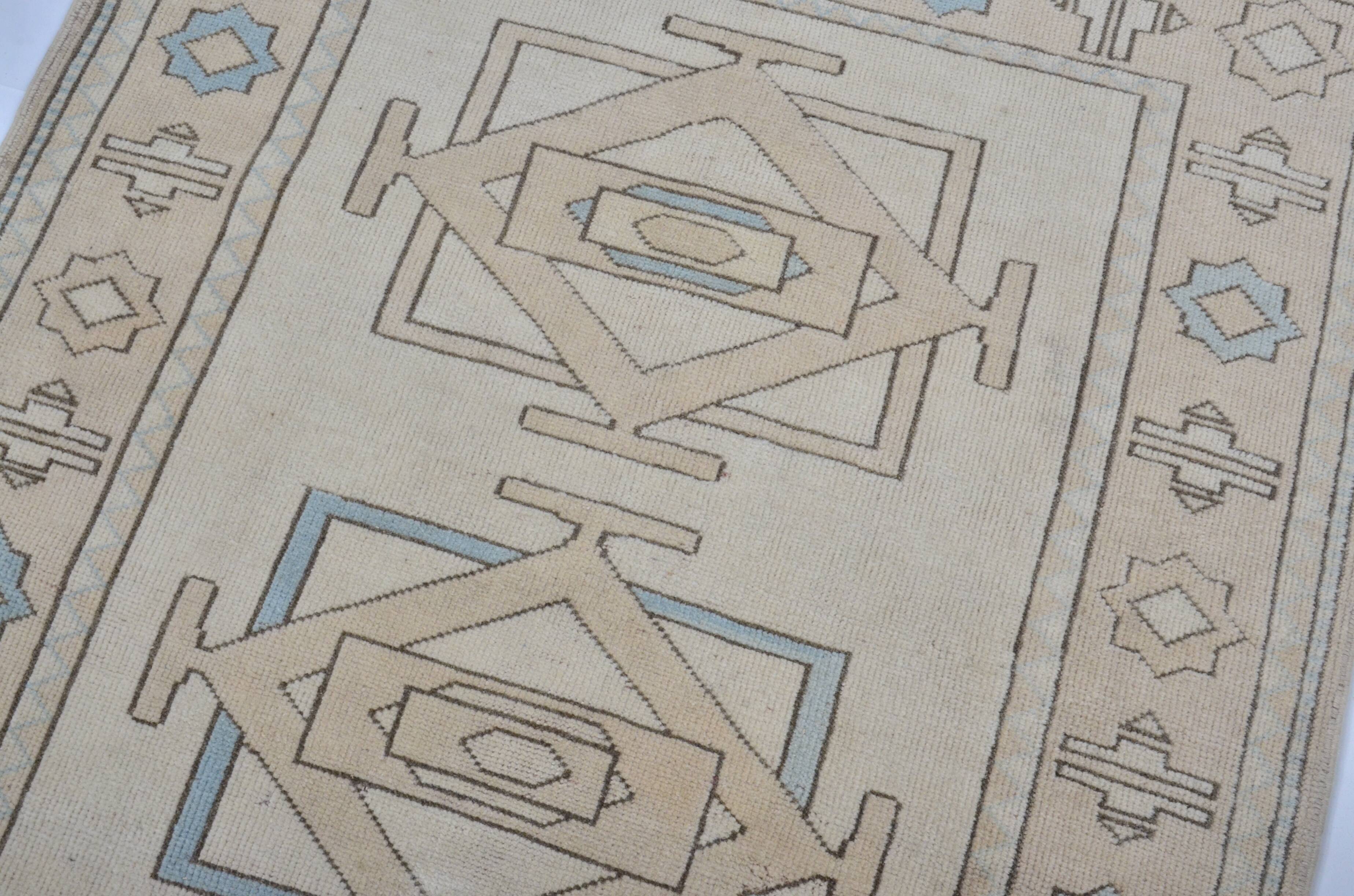 Turkish Oushak handmade rug sku 3594