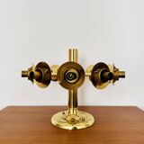 1 of 2 Brass Sputnik Flush Lamps by Kaiser Leuchten
