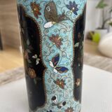 Pot petit vase en bronze émaillé époque XIXe