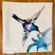 Housses de coussin en lin "oiseaux" Samantha & Emma