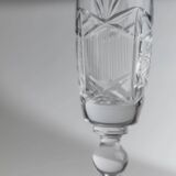 Transparent Crystal Champagne Glasses - Set of 12, Vintage Italian Glassware (1970s)