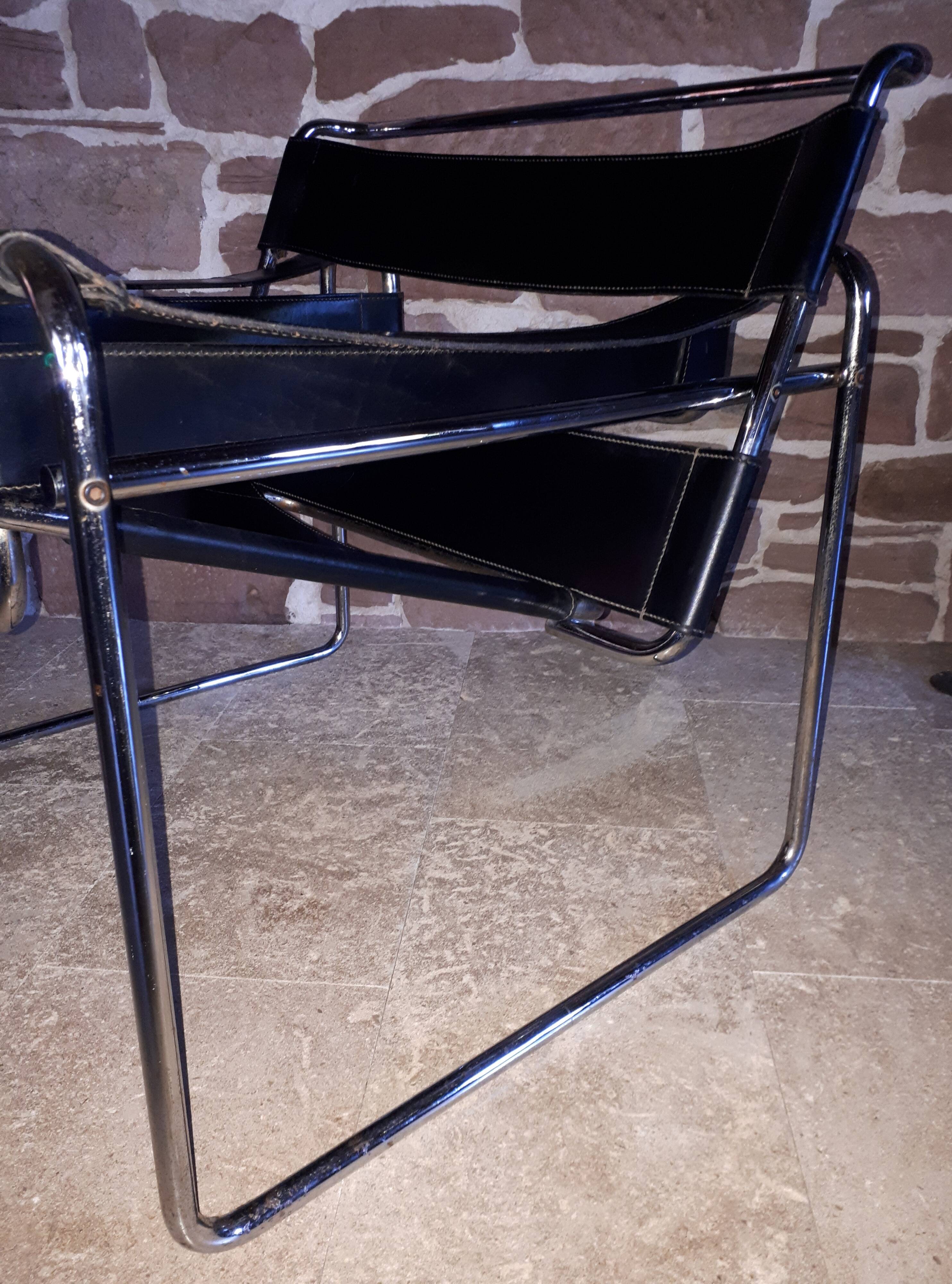 B3 Wassily club chair designed by Marcel Breuer