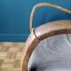 Fauteuil en teck et rotin style colonial indonésien