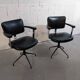 Paire de fauteuils bridge italiens, 1950
