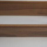 Étagère murale modulaire Art Déco sur supports en laiton, 1920-30