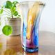 Michèle Luzoro vase, multicolore, années 80, France