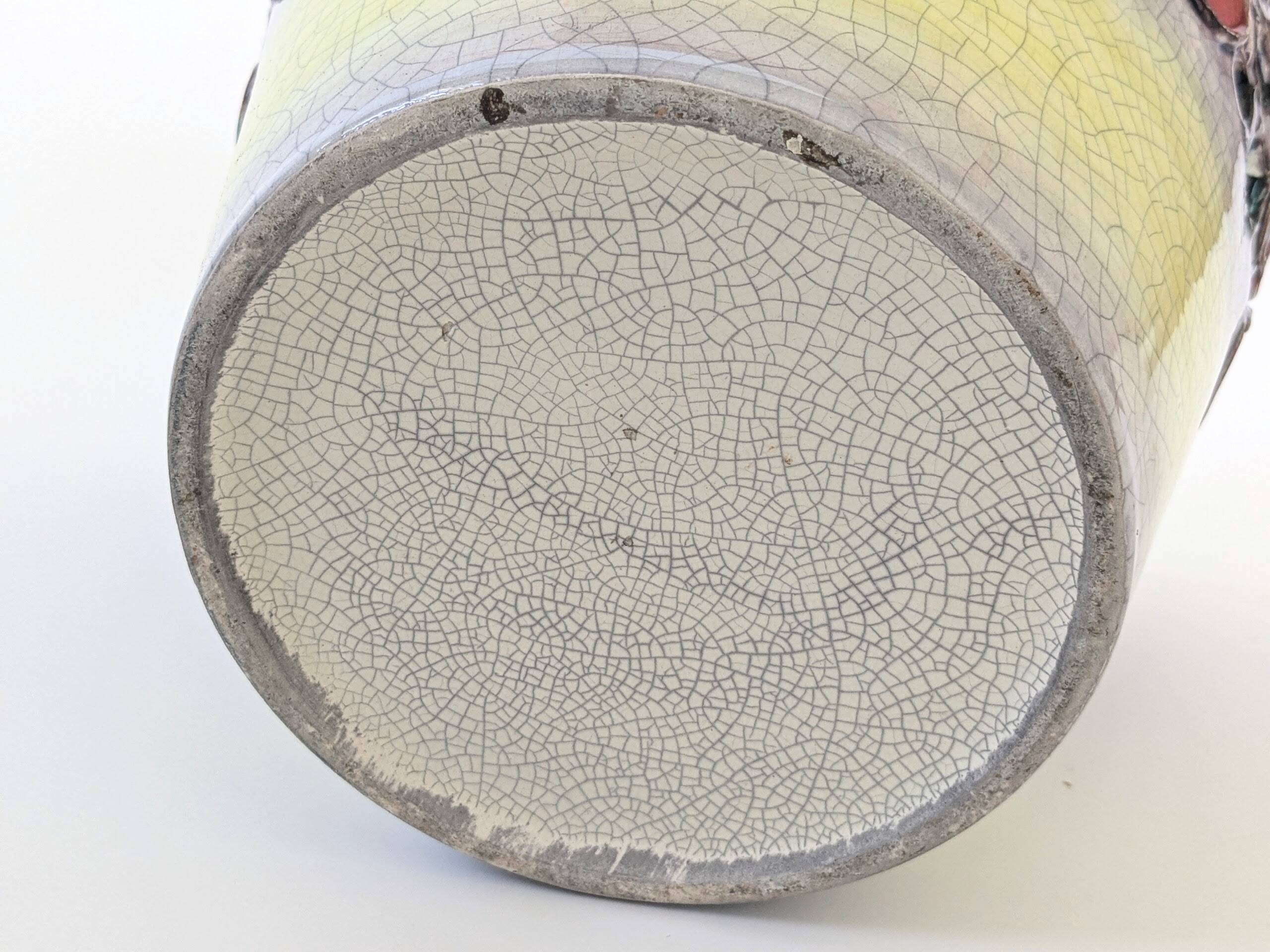 Ceramic flowerpot from the 60s | Alvino Bagni | Italy