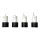 4 suspensions minimalistes hollandaises attribuées à Louis Kalff pour Philips, années 1950