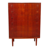 Vintage chest of drawers | 6 drawers | 120 cm | Teak | Henning Kjaernulf