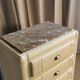 Chest of drawers vintage pietement "mustache"
