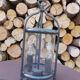 Old grey table lamp