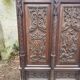 Large buffet / carved oak wardrobe – Neo-Gothic decor –