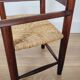 Chaise enfant bois et paille