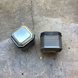 Pair of designer office storage boxes