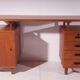 Bureau en teck - Ajustable. années 60