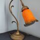 Old art nouveau style table lamp gooseneck