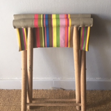 Folding vintage stool