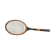 Old vintage wooden tennis racket