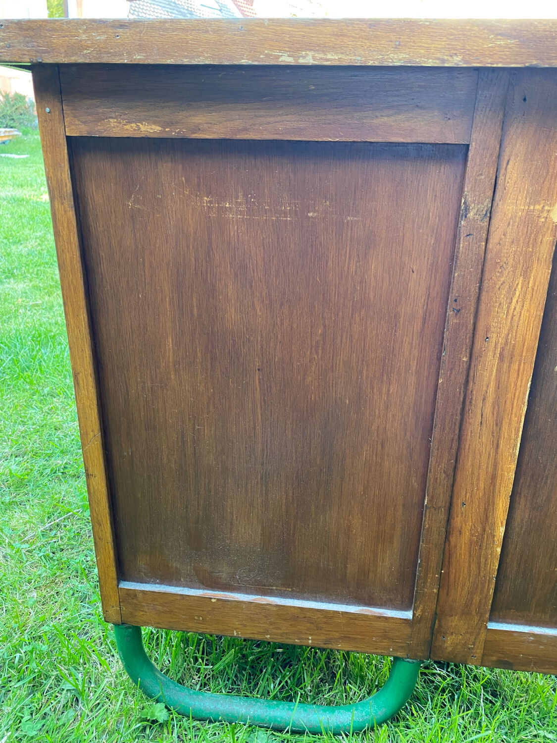 Vintage school teacher's desk