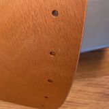 Vintage wood and metal wall lights, France 1980s