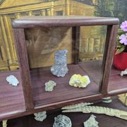 Antique amaranth display cabinet from the 1930s.