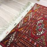 Vintage pure wool rug – 118 x 57cm