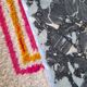 Vintage black terrazzo coffee table