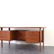 Mid-Century Danish Teak Executive Desk by Kai Kristiansen for FM Møbler
