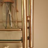 Wall floor gold metal