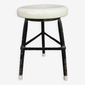 Scandinavian industrial stool from the 1930s.
