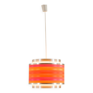 Lampe pendante colorée - targetti 1970