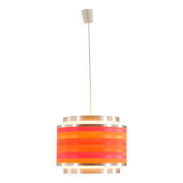 Lampe pendante colorée Targetti Sankey, Italie années 1970