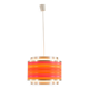 Lampe pendante colorée Targetti Sankey, Italie années 1970