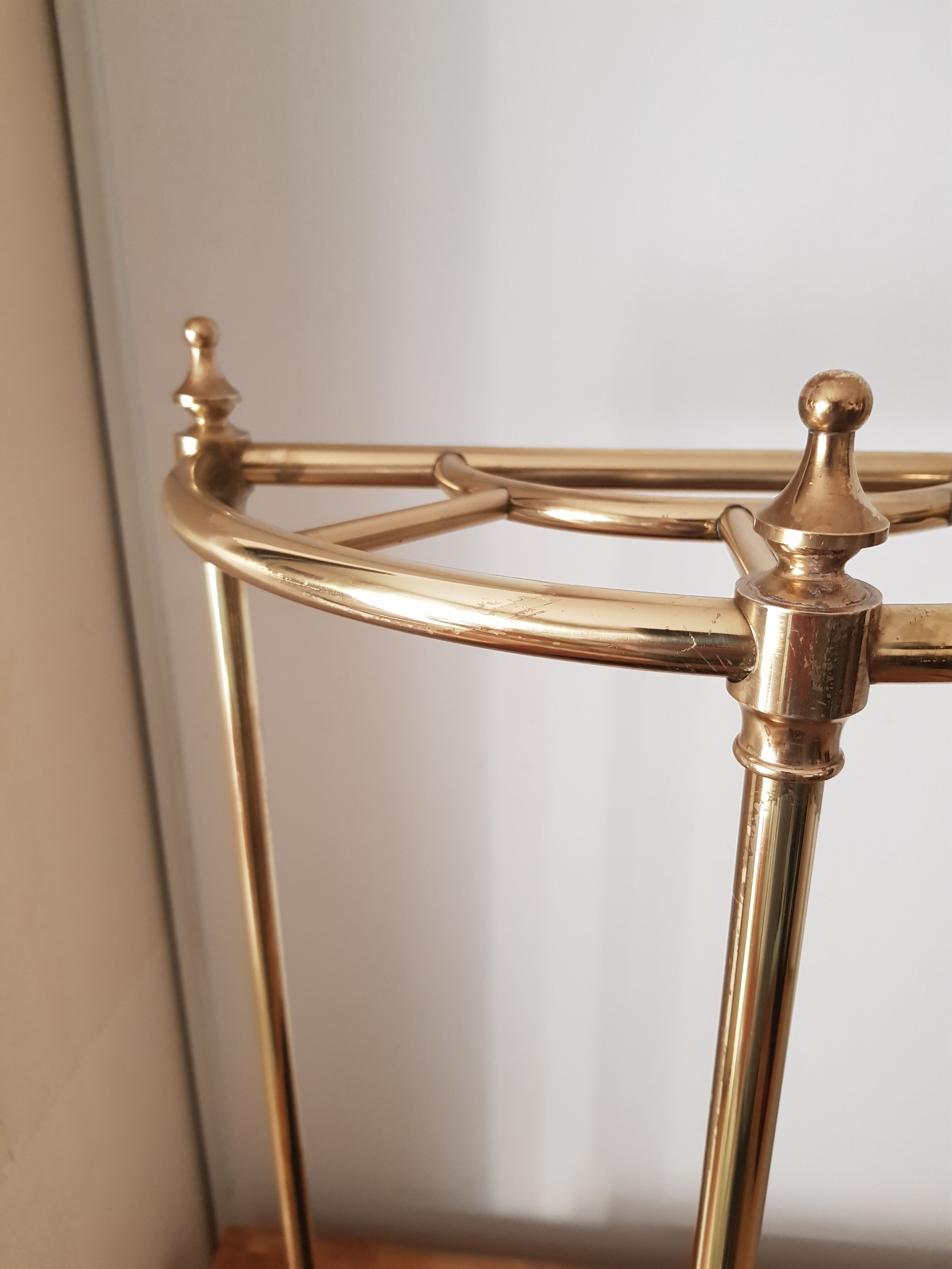 Brass umbrella holder