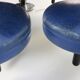 School six seating Modus in leather by Tecno Italy